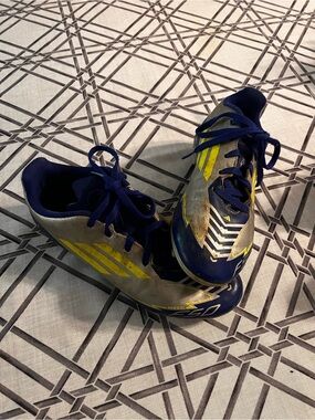 adidas Blue and Yellow Kids Soccer Cleats